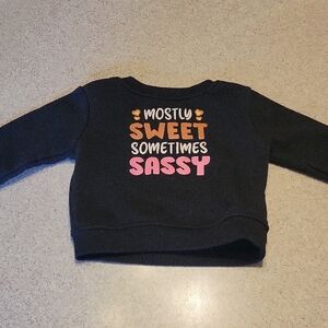 Garanimals Black Sweatshirt - Sweet and Sassy
